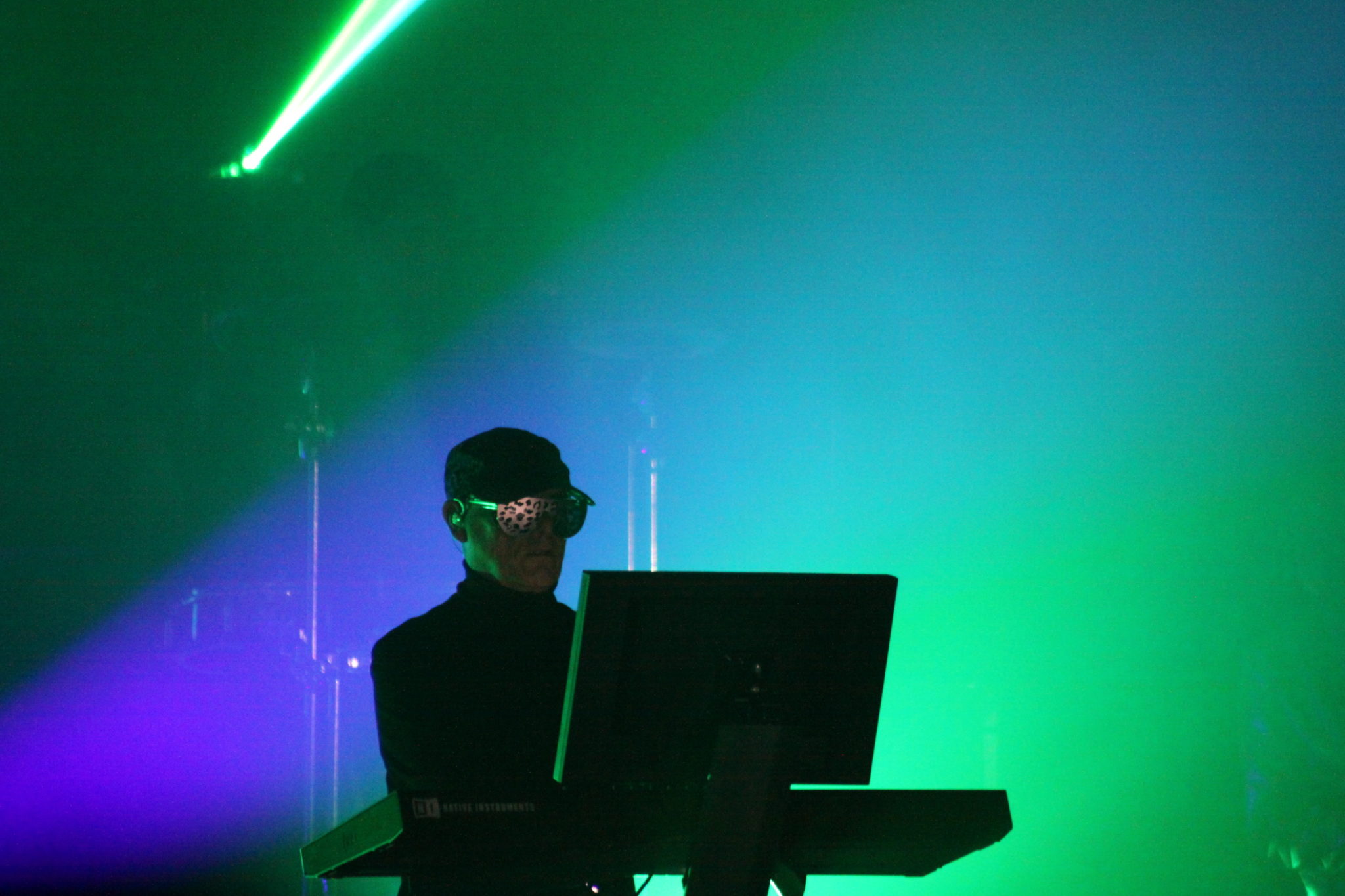 Chris Lowe of the Pet Shop Boys live onstage at the Fox Theater in Oakland, CA
