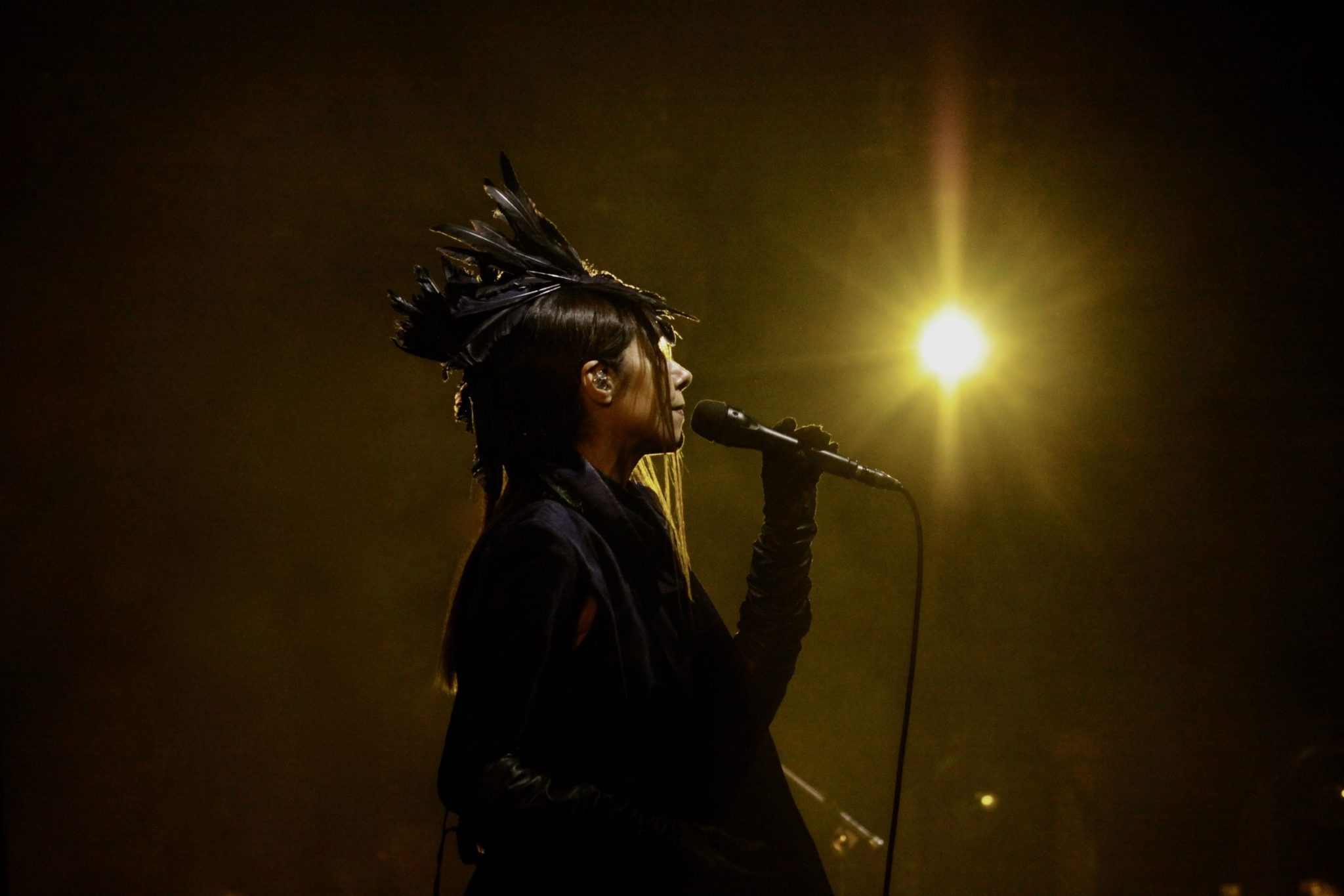 PJ Harvey live onstage at the Masonic Theater