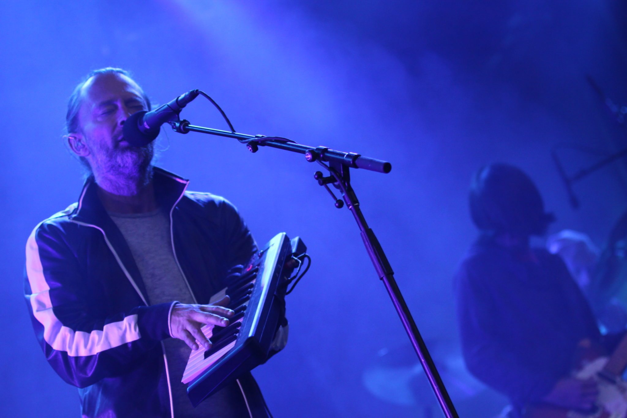 Thom Yorke of Radiohead live onstage