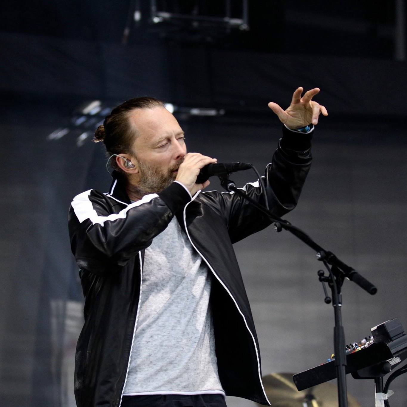 Thom Yorke of Radiohead live onstage
