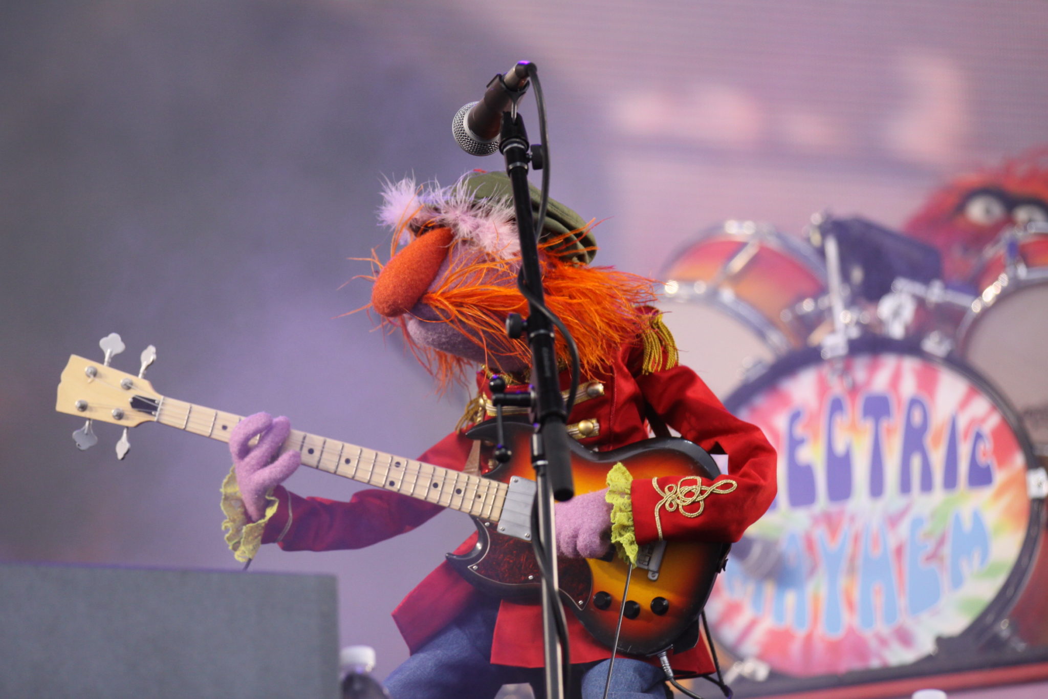 The Muppets live onstage at the 2016 Outside Lands Music Festival in Golden Gate Park