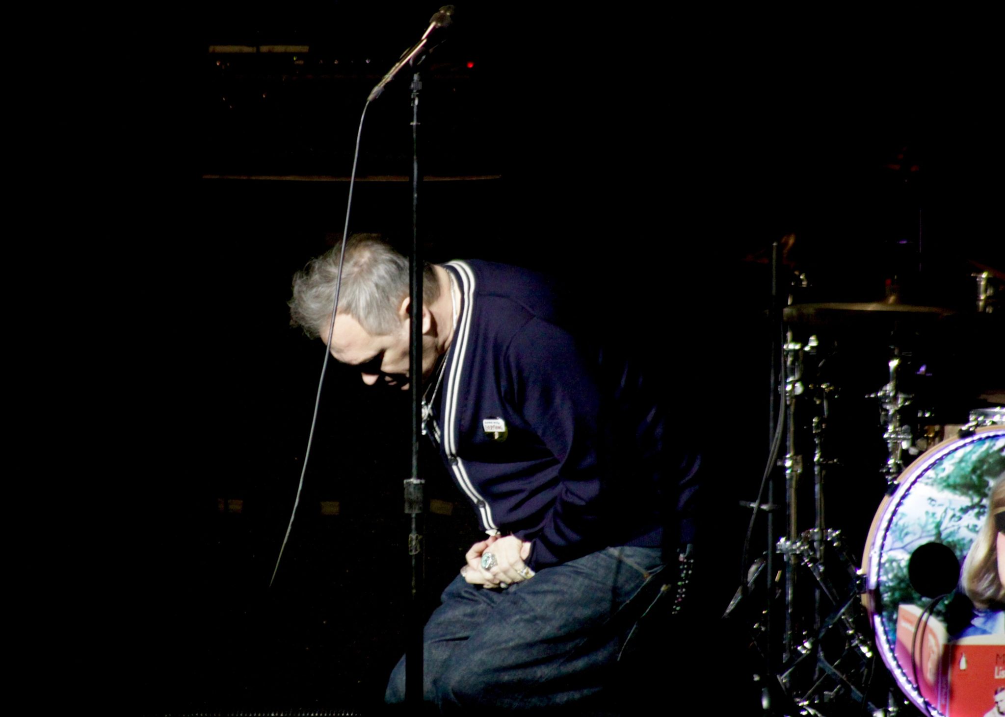 Morrissey performs live in concert